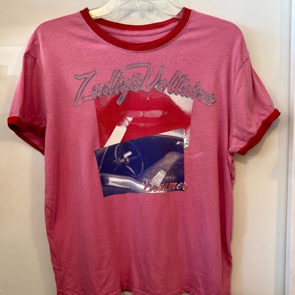 Zadig & Voltaire women’s Dreamer T-Shirt SIZE LG - Picture 1 of 4